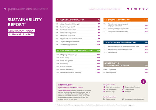 Thumbnail Evonik Industries Sustainability Report 2025