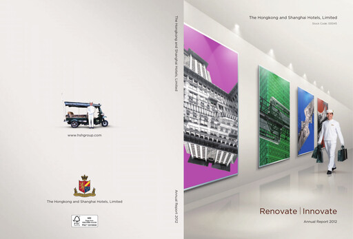 Thumbnail Hongkong and Shanghai Hotels Annual Report 2012