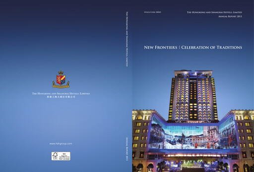 Thumbnail Hongkong and Shanghai Hotels Annual Report 2013