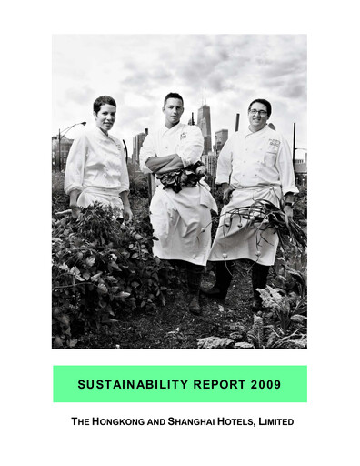 Thumbnail Hongkong and Shanghai Hotels Sustainability Report 2009