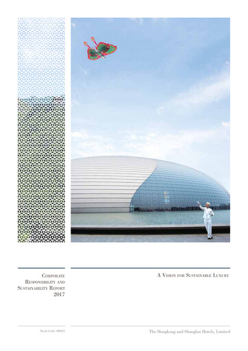 Thumbnail Hongkong and Shanghai Hotels Sustainability Report 2017