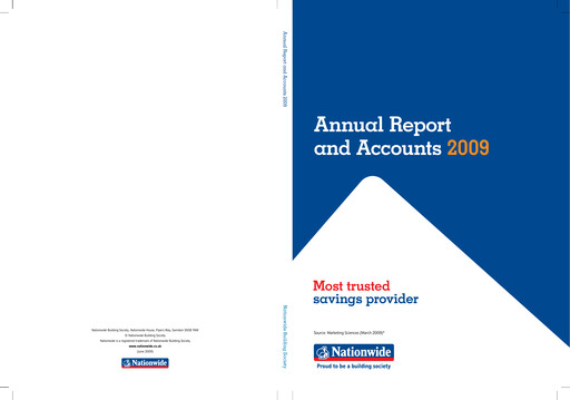 Thumbnail Nationwide Building Society Annual Report 2009