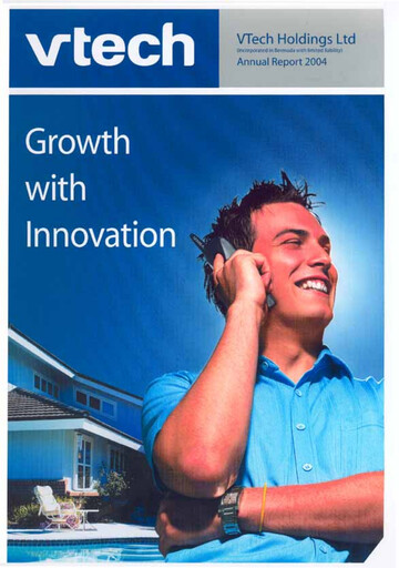 Thumbnail Vtech Annual Report 2004