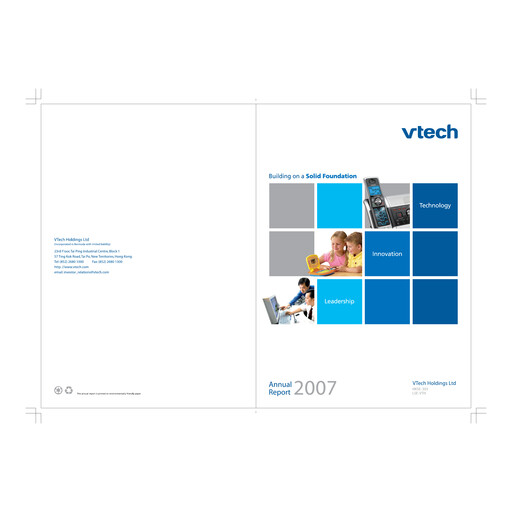Thumbnail Vtech Annual Report 2007