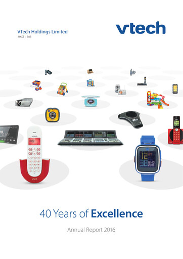 Thumbnail Vtech Annual Report 2016