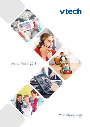 Thumbnail Vtech Annual Report 2018