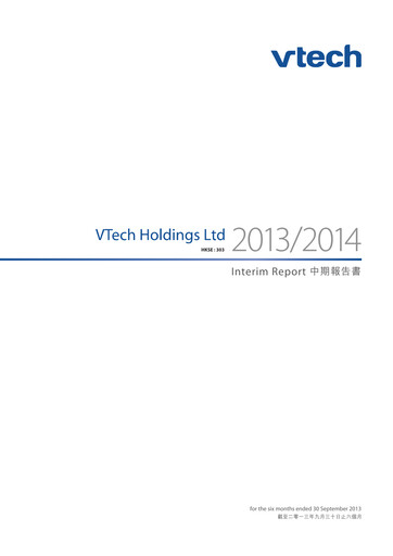 Thumbnail Vtech Half-year Report 2014-h1