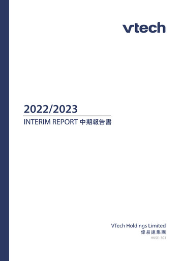 Thumbnail Vtech Half-year Report 2023-h1