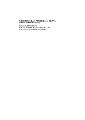 Thumbnail Petro Rabigh
 Financial Statement 2025