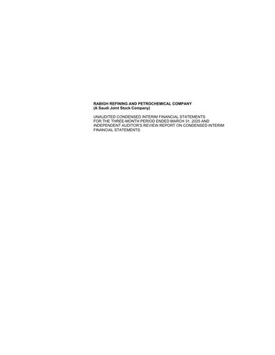 Thumbnail Petro Rabigh
 Quarterly Report 2025-q1