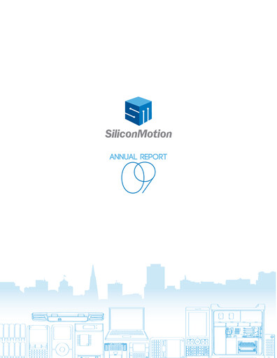 Thumbnail Silicon Motion
 Annual Report 2009