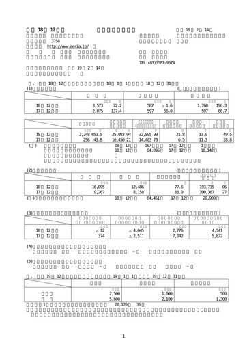 Thumbnail Aeria Financial Statement fy2006