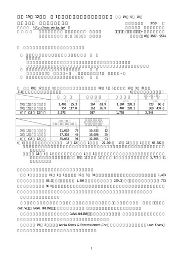 Thumbnail Aeria Quarterly Report fy2007-q1