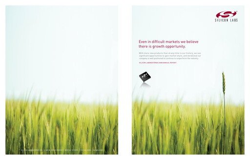 Thumbnail Silicon Labs
 Annual Report 2008