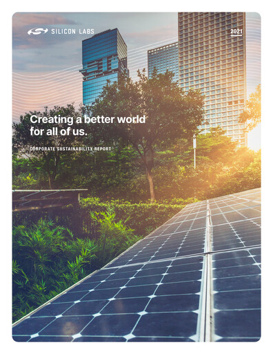 Thumbnail Silicon Labs
 Sustainability Report 2021