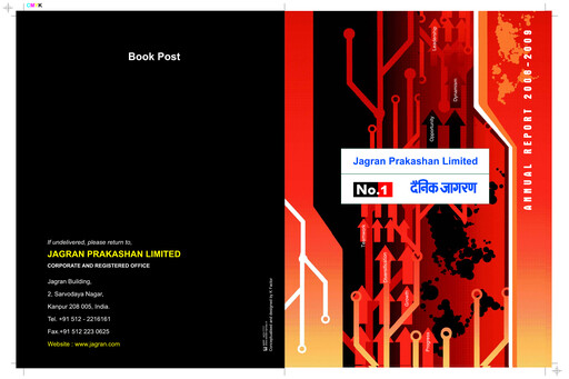 Thumbnail Jagran Prakashan Annual Report 2008-2009
