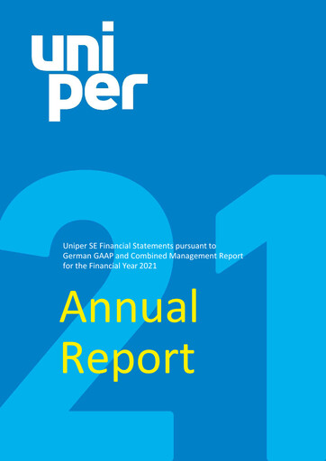 Vorschaubild Uniper Finanzmitteilung 2021