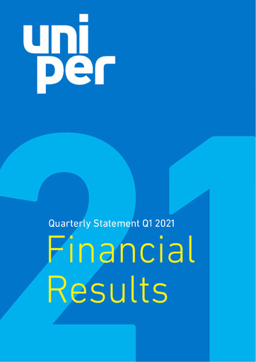 Thumbnail Uniper Quarterly Report 2021-q1