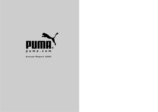 Thumbnail PUMA Annual Report 2000