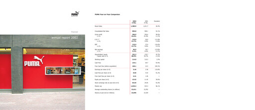 Thumbnail PUMA Annual Report 2002