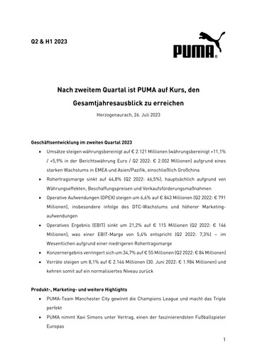 Miniature PUMA Rapport trimestriel 2023-q2