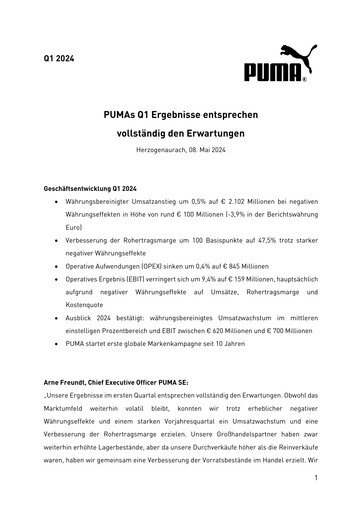 Miniature PUMA Rapport trimestriel 2024-q1