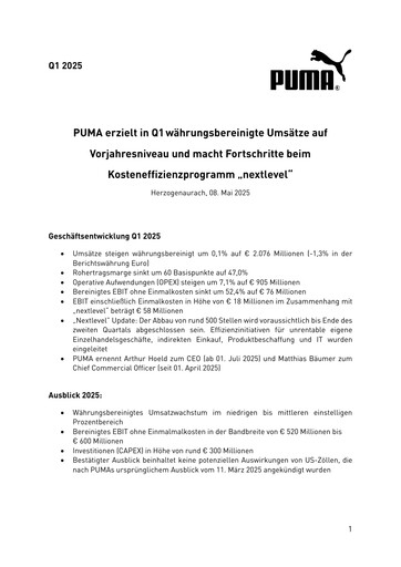 Miniature PUMA Rapport trimestriel 2025-q1