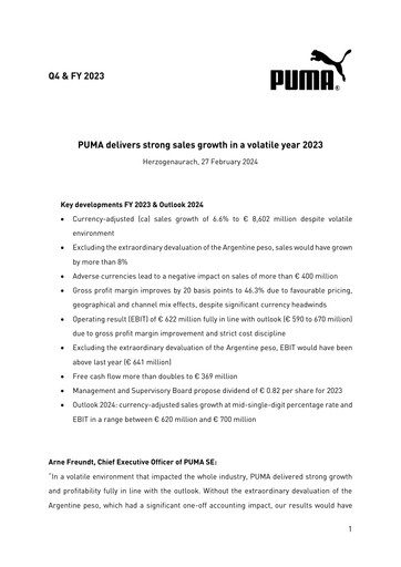 Thumbnail PUMA Quarterly Report 2023-q4