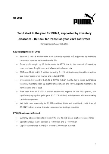 Miniature PUMA Rapport trimestriel 2026-q1