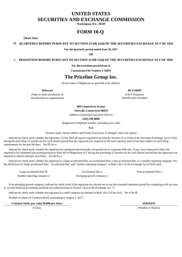 Thumbnail Booking Holdings (Booking.com) Quarterly Report 2017-q2
