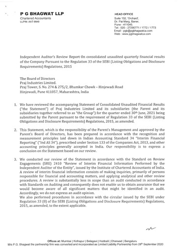 Thumbnail Praj Industries
 Quarterly Report 2021-q1