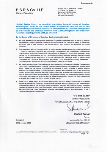 Thumbnail Sandhar Quarterly Report 2023-q2