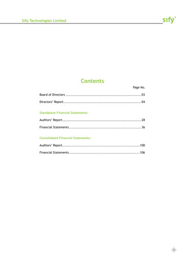 Thumbnail Sify Technologies 
 Annual Report 2019-2020