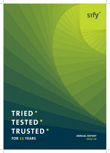 Thumbnail Sify Technologies 
 Annual Report 2023-2024