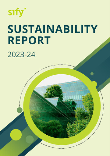 Thumbnail Sify Technologies 
 Sustainability Report 2023-2024