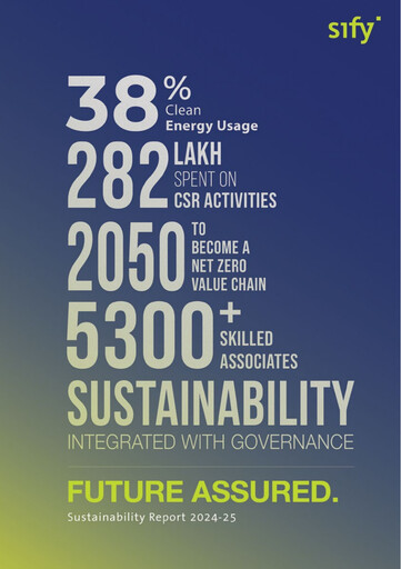 Thumbnail Sify Technologies 
 Sustainability Report 2024-2025