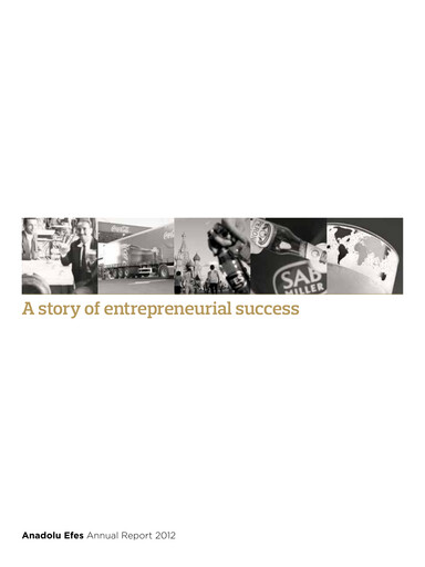 Thumbnail Efes Beverage Group
 Annual Report 2012