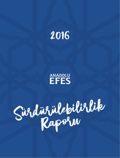 Miniature Efes Beverage Group
 Rapport de durabilité 2016