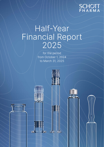 Thumbnail SCHOTT Pharma Financial Report 2025-h1