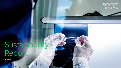 Thumbnail SCHOTT Pharma Sustainability Report 2025