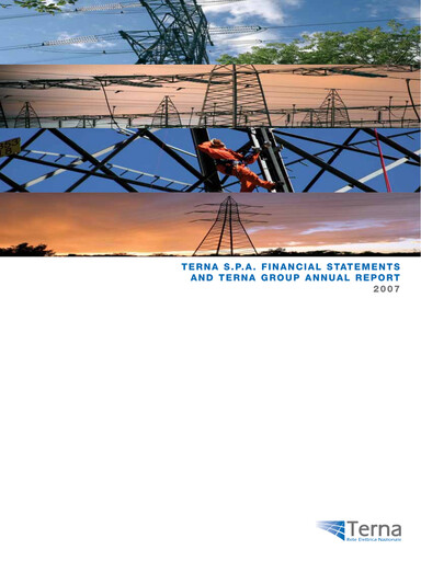 Thumbnail Terna Annual Report 2007