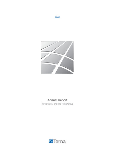 Thumbnail Terna Annual Report 2008