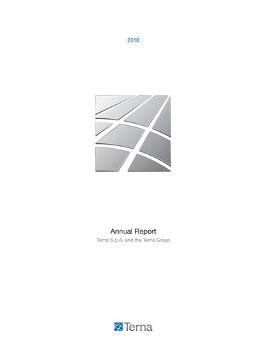 Thumbnail Terna Annual Report 2010