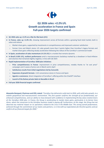 Thumbnail Carrefour Quarterly Report 2026-q1