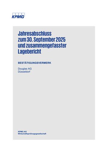 Thumbnail Douglas Group Financial Statement 2024-2025