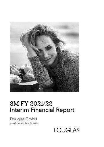 Miniature Douglas Group Rapport trimestriel 2021-2022-q1