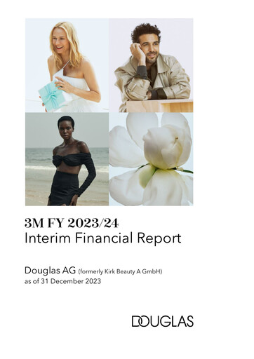 Miniature Douglas Group Rapport trimestriel 2023-2024-q1