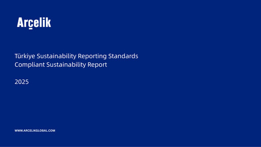 Thumbnail Arçelik Sustainability Report 2025