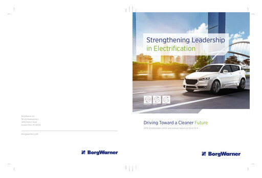 Thumbnail BorgWarner Annual Report 2019