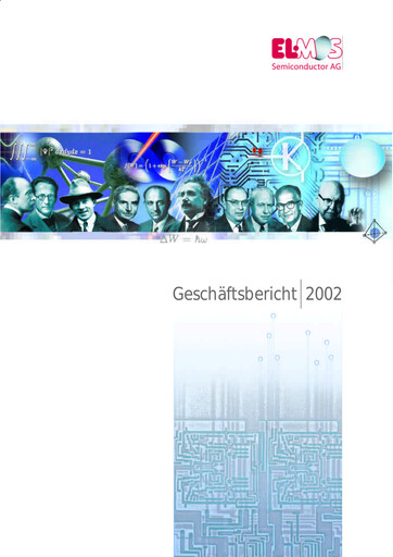 Thumbnail Elmos Semiconductor Annual Report 2002